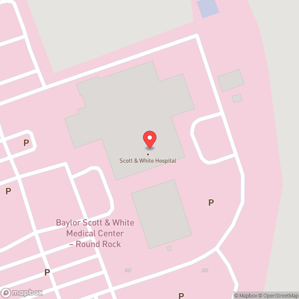 Map of Baylor Scott & White Transplant Services - Round Rock