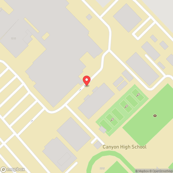 Map of Canyon Band Hall