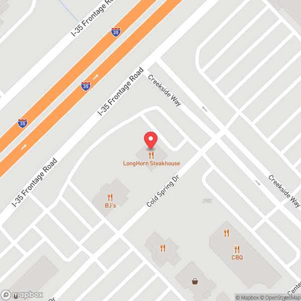 Map of LongHorn Steakhouse