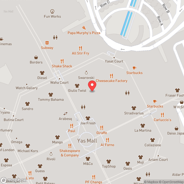 Map of Starbucks