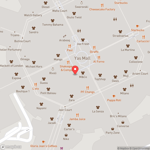 Map of Apple Yas Mall
