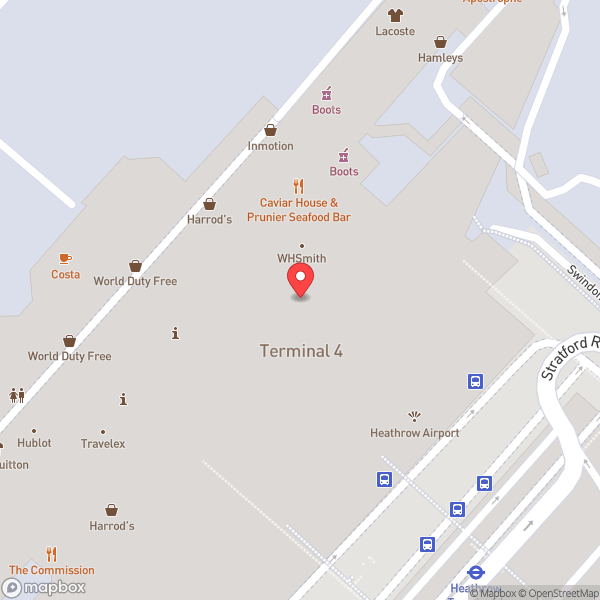 Map of Terminal 4