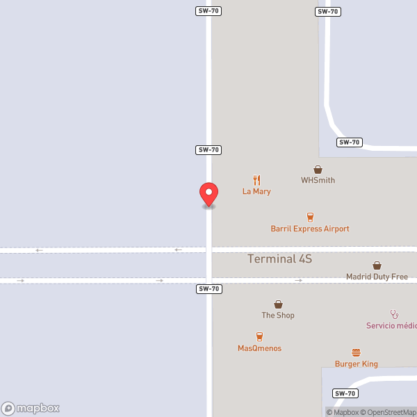 Map of Gate S38 - T4S