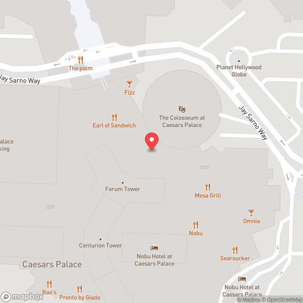 Map of Vista Bar