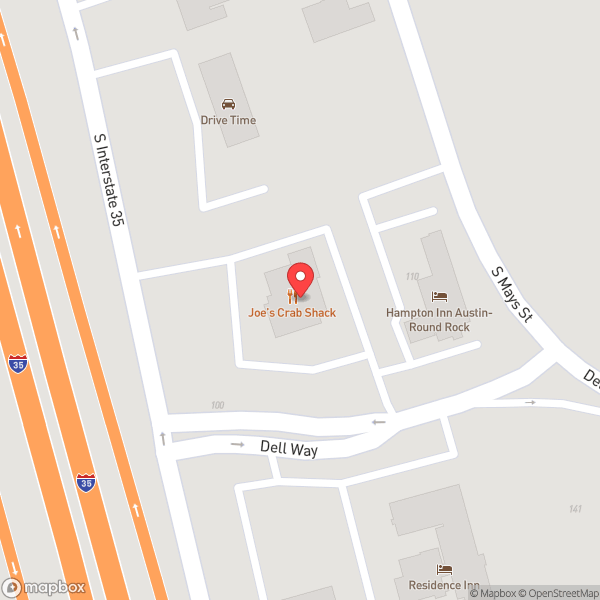 Map of Joe's Crab Shack