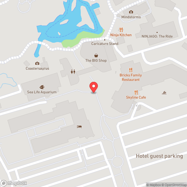 Map of LEGOLAND California