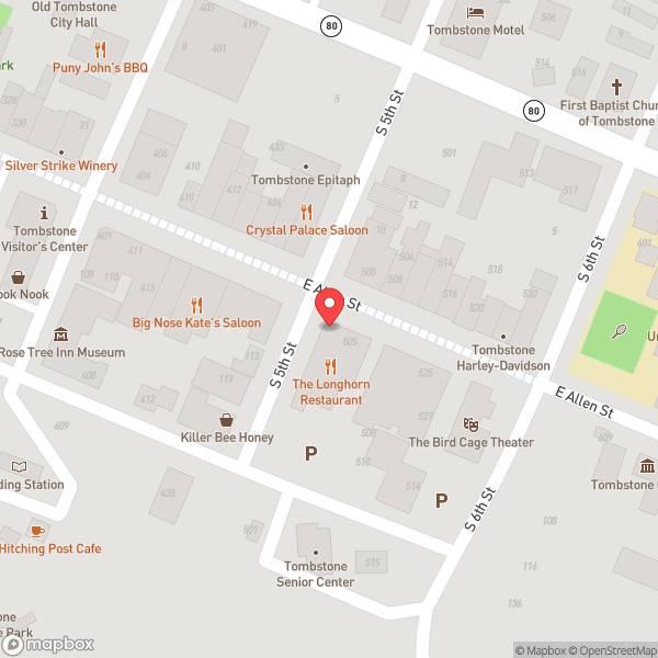Map of The Longhorn Restaurant