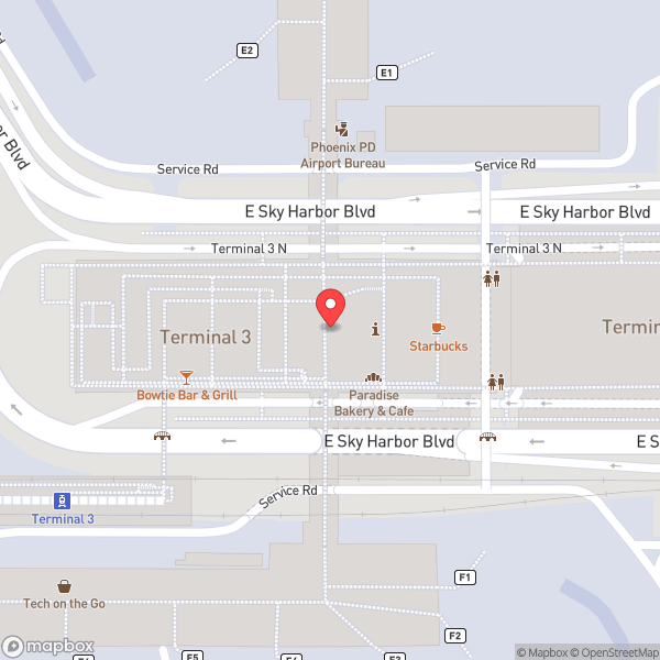 Map of Terminal 3