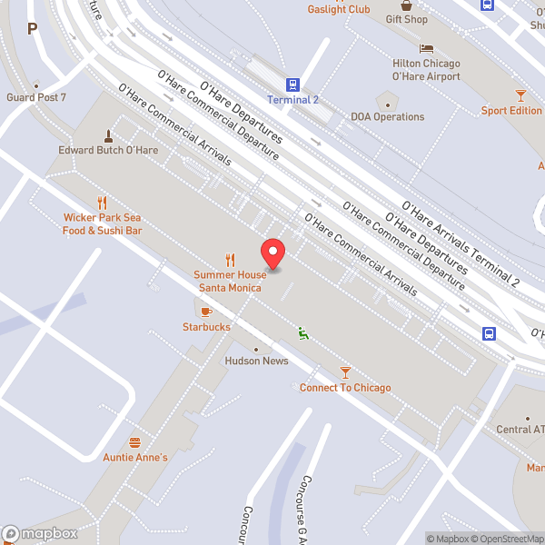 Map of Security Checkpoint