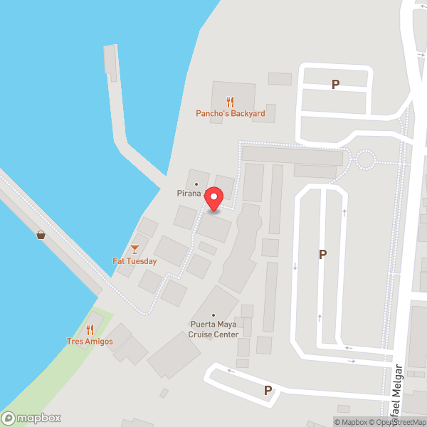 Map of Puerta Maya Harbor (Puerta Maya (Puerto Marítimo y Comercial))