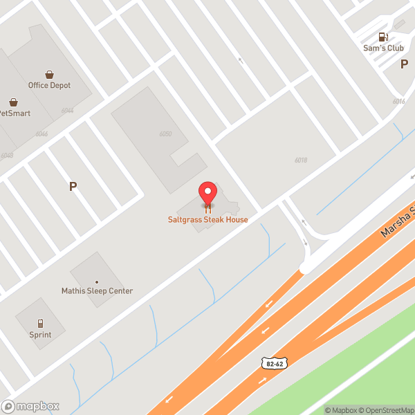 Map of Saltgrass Steak House