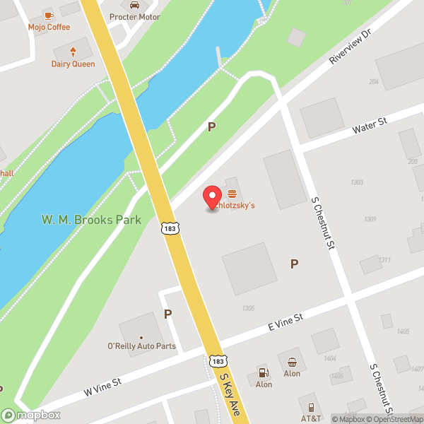Map of Schlotzsky's