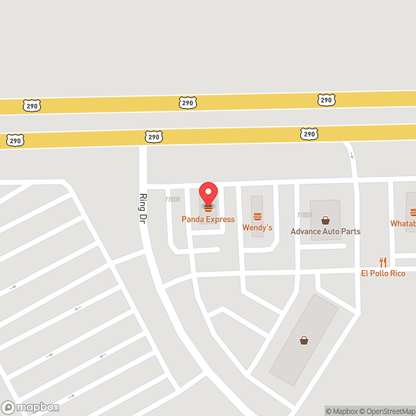 Map of Panda Express