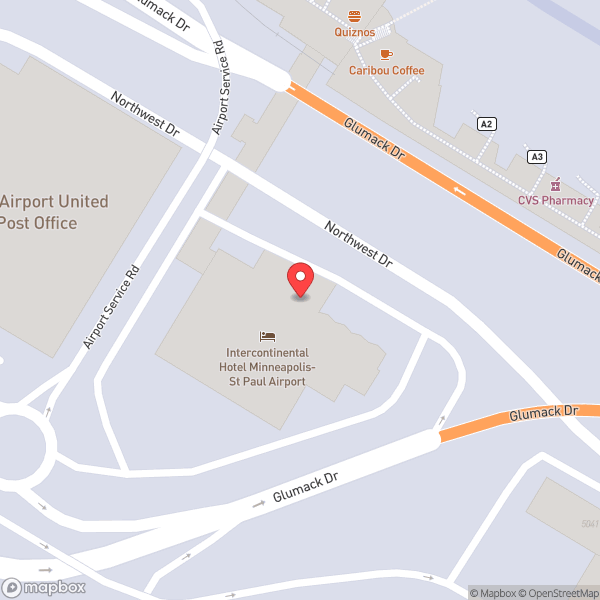 Map of InterContinental Security Checkpoint