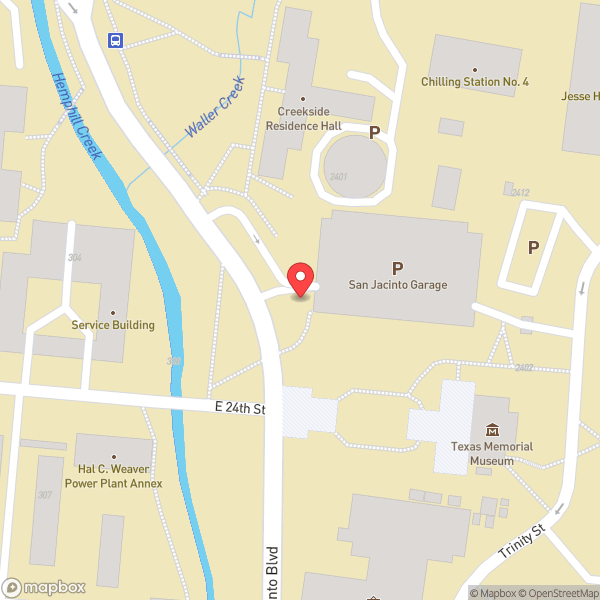 Map of San Jacinto Garage (SJG)