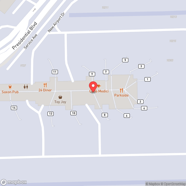 Map of Delta Sky Club