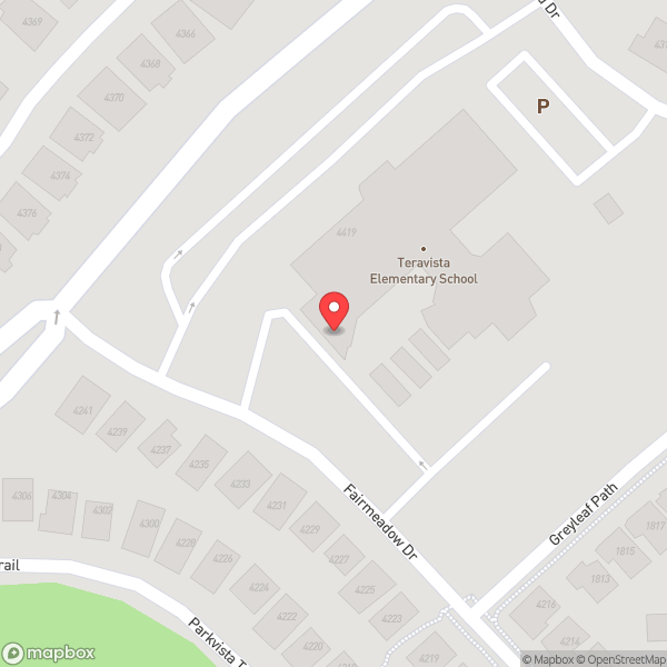 Map of Teravista Elementary School