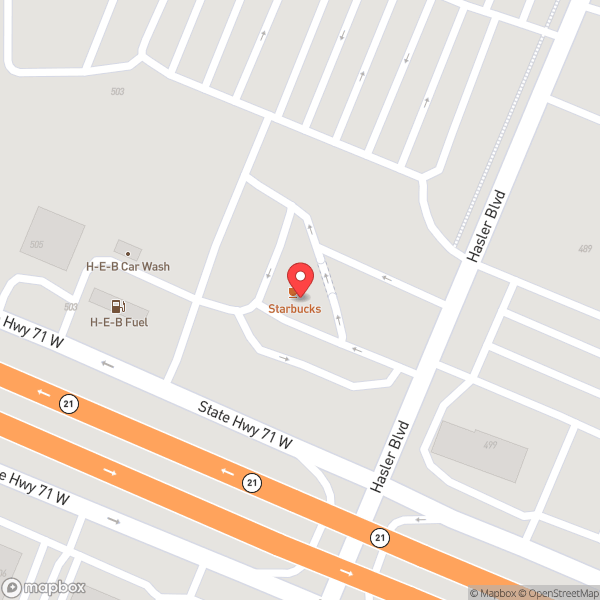 Map of Starbucks