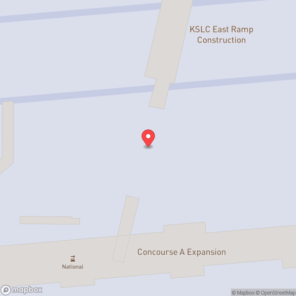 Map of Salt Lake City International Airport (SLC)