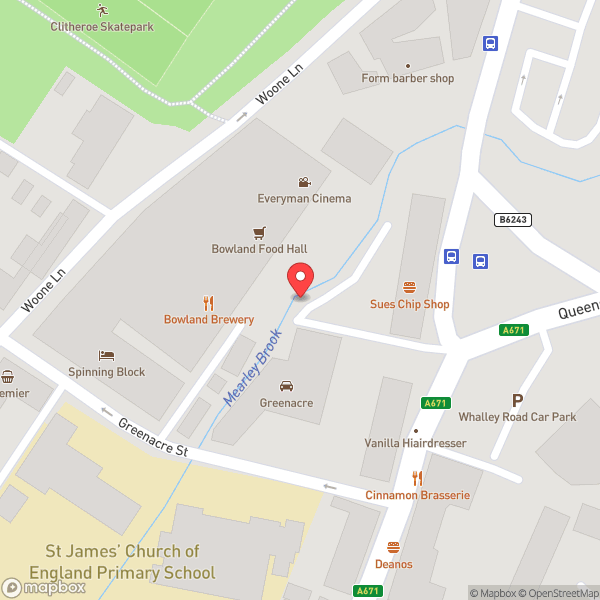 Map of Bowland Food Hall