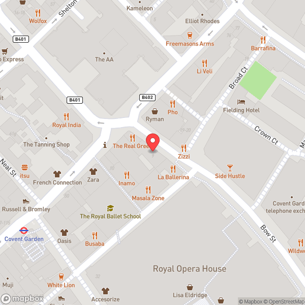 Map of PizzaExpress