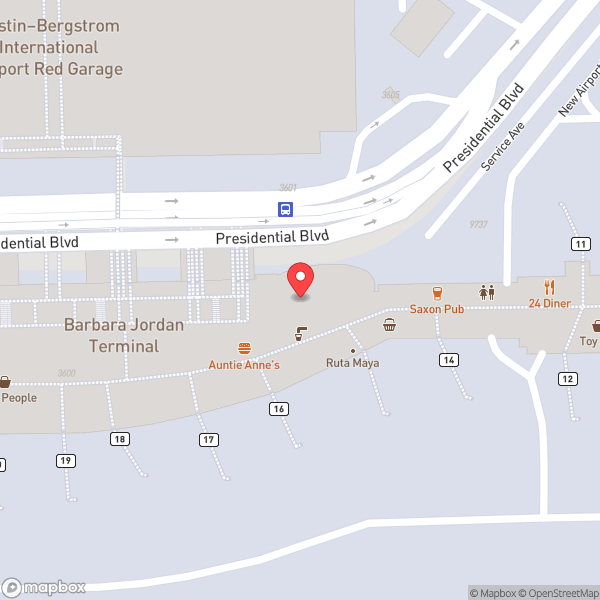 Map of Baggage Claim 1