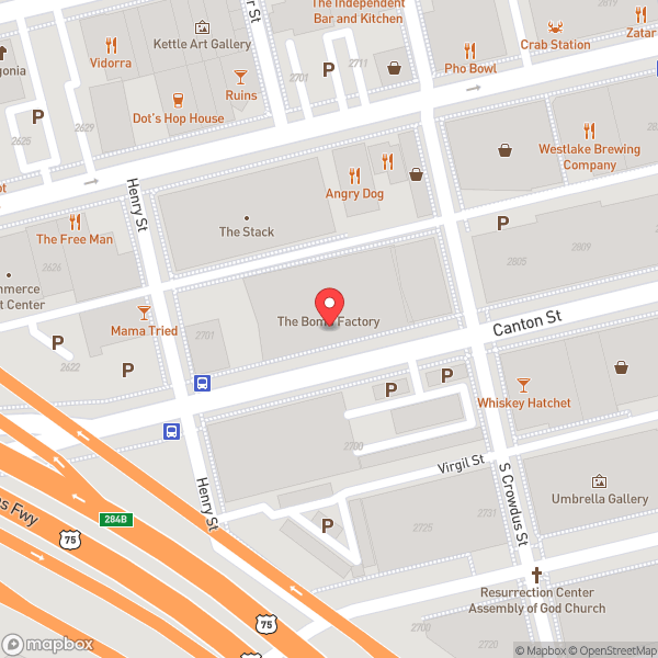 Map of The Bomb Factory