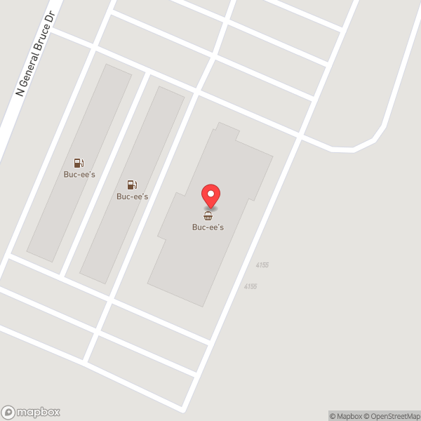 Map of Buc-ee's