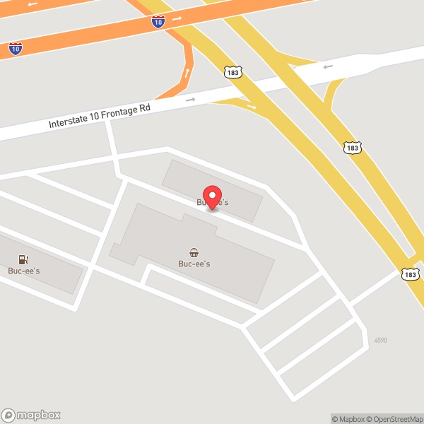 Map of Buc-ee's