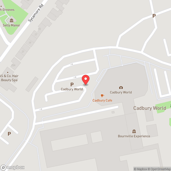 Map of Cadbury World