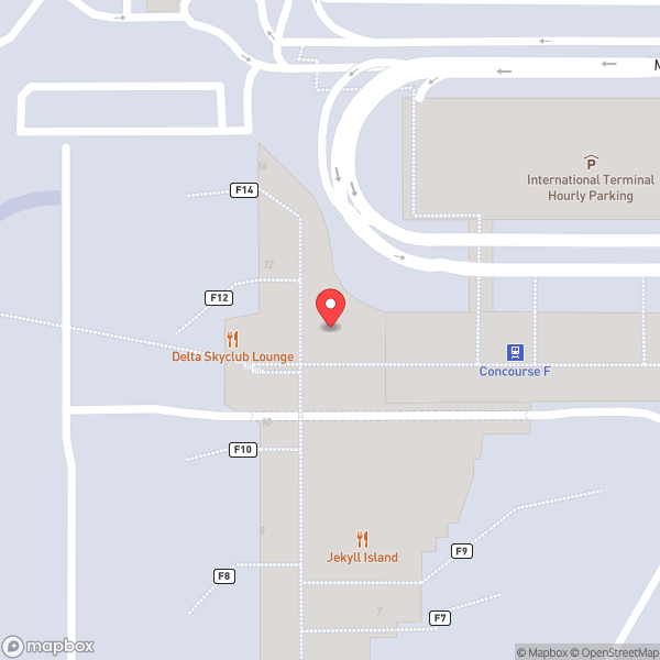 Map of TSA International Baggage PTRI
