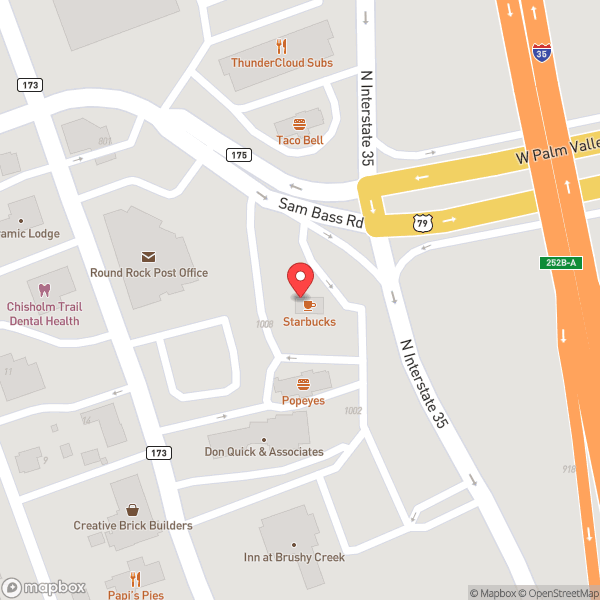 Map of Starbucks