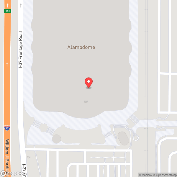Map of Alamodome