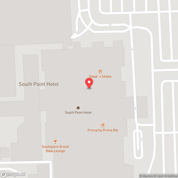 Map of South Point Hotel & Casino