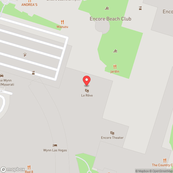 Map of Wynn Theater
