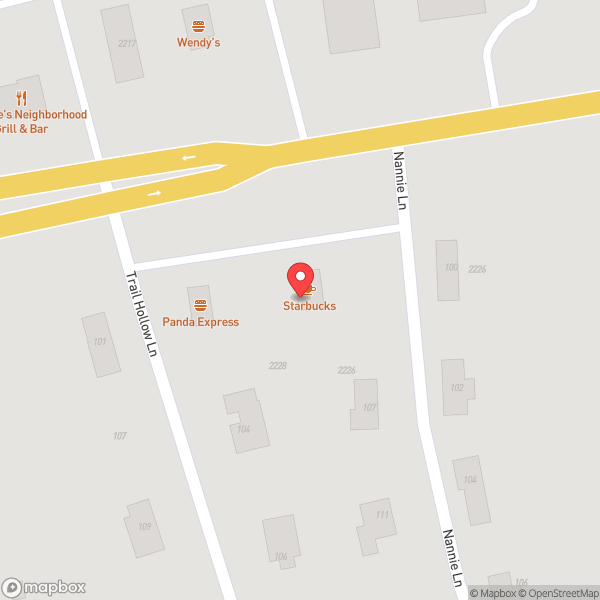 Map of Starbucks