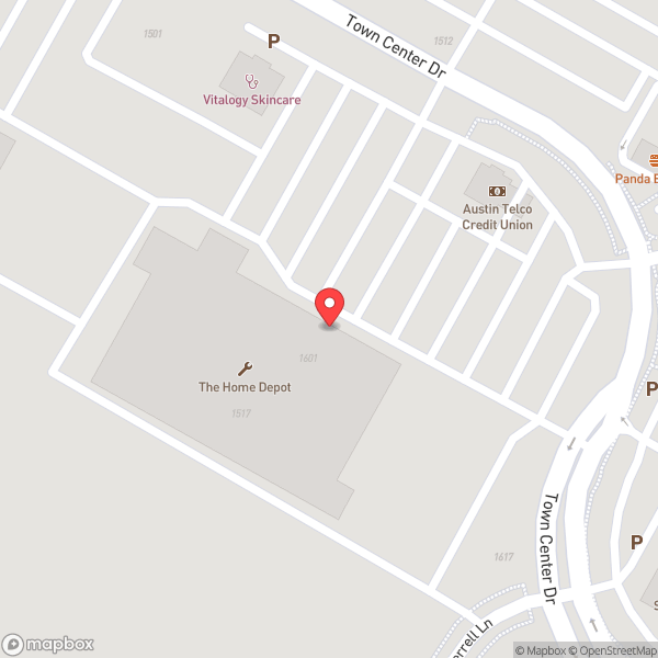 Map of The Home Depot