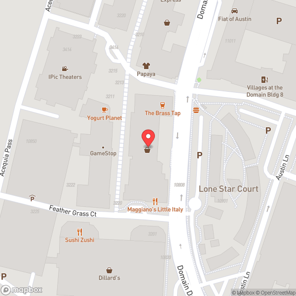 Map of Maggiano's