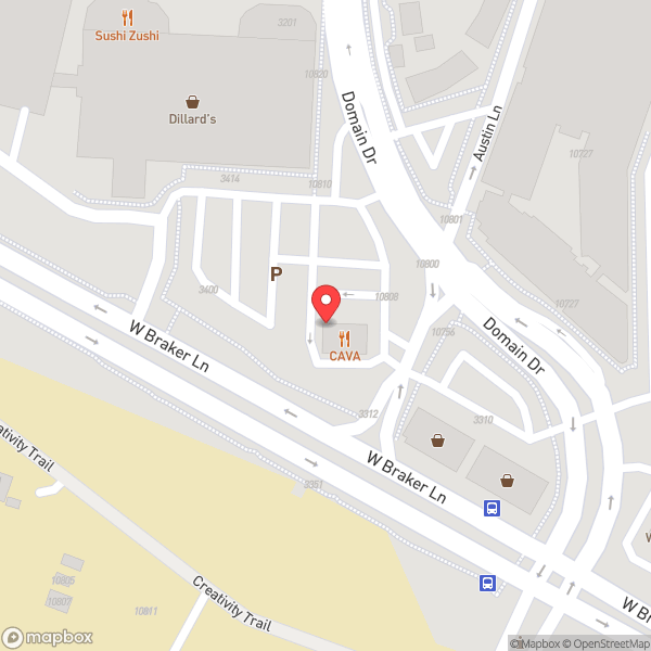 Map of CAVA