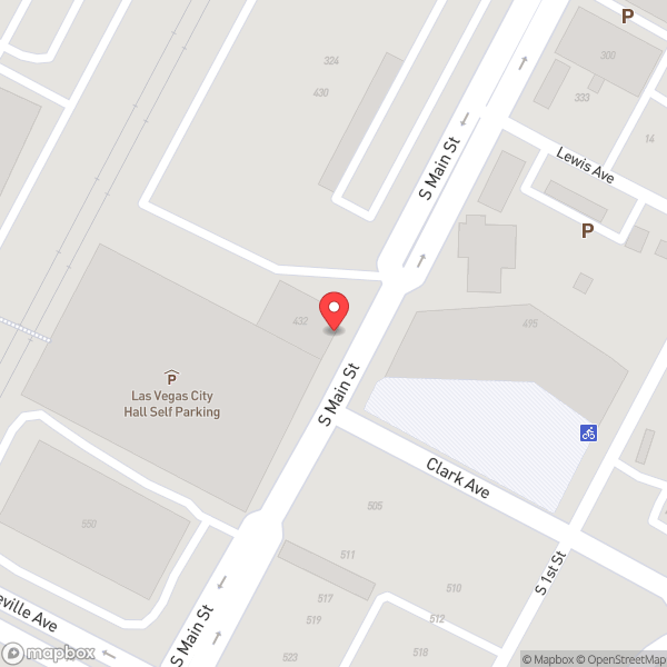 Map of City of Las Vegas