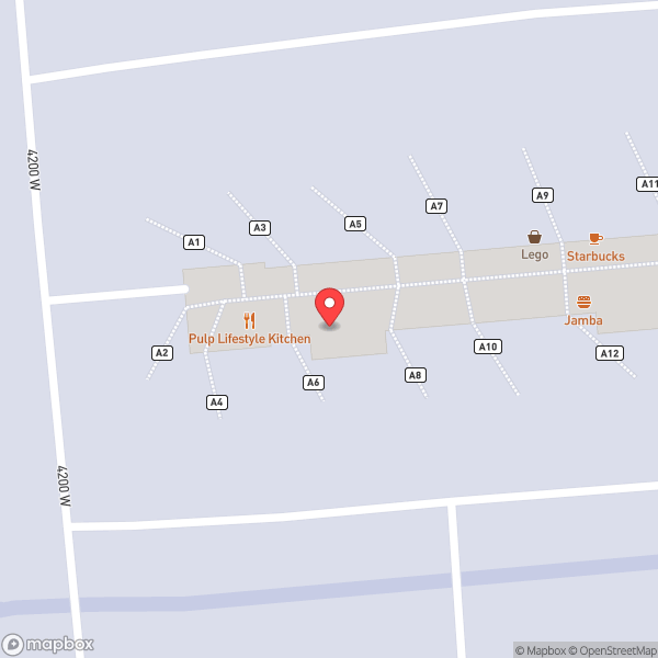 Map of Gate A6