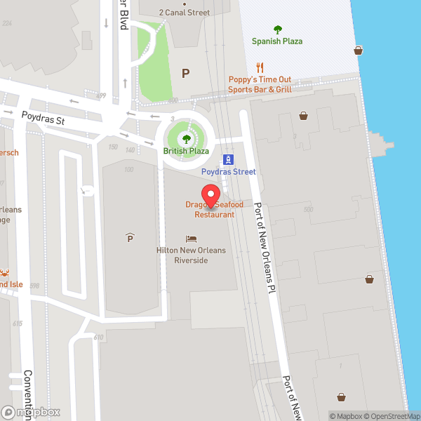 Map of Drago's Seafood