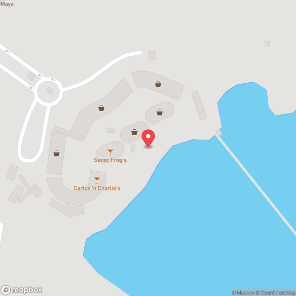 Map of Port of Costa Maya