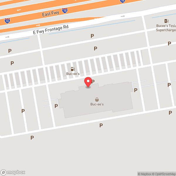 Map of Buc-ee's