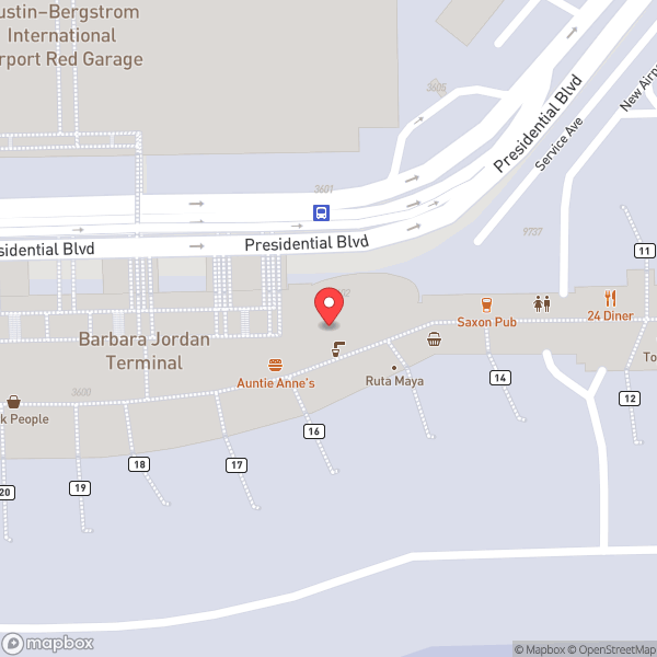 Map of U.S. Customs and Border Protection