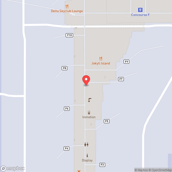 Map of Gate F6