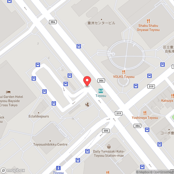 Map of Toyosu Station (豊洲駅)