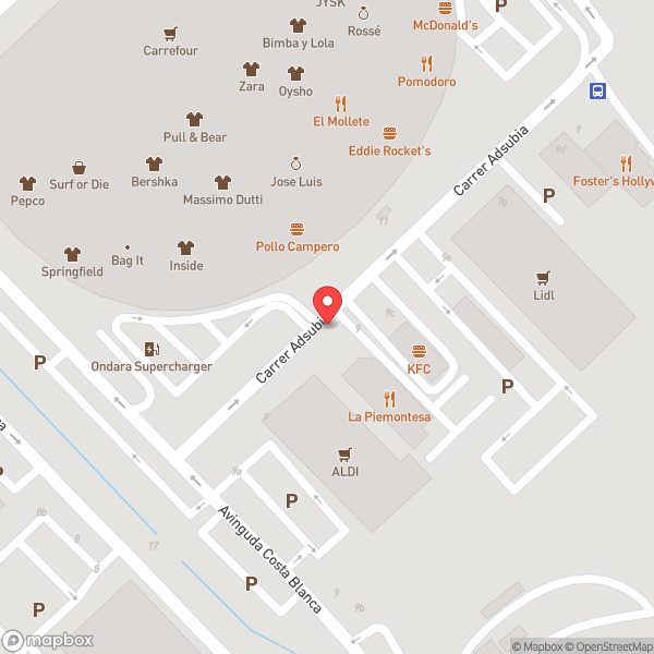 Map of La Piemontesa
