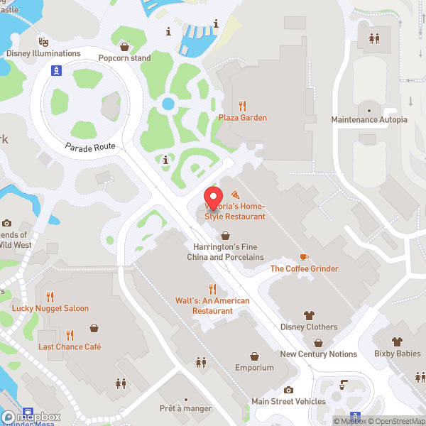 Map of The Gibson Girl Ice Cream Parlour