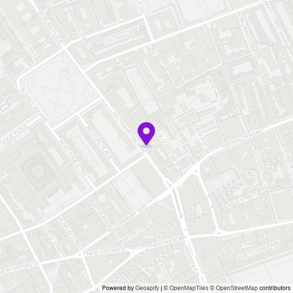 Map of DoubleTree by Hilton Hotel London - West End